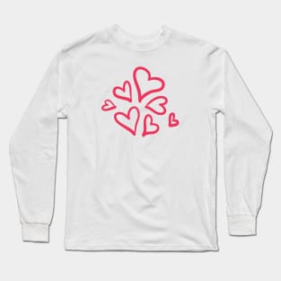 hearts - valentine's day Long Sleeve T-Shirt